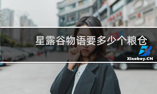 星露谷物语要多少个粮仓