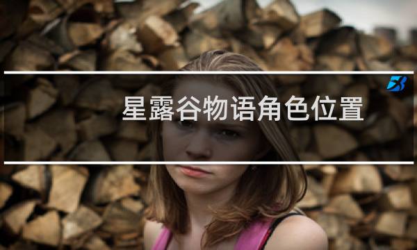 星露谷物语角色位置