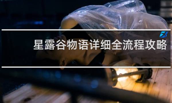 星露谷物语详细全流程攻略