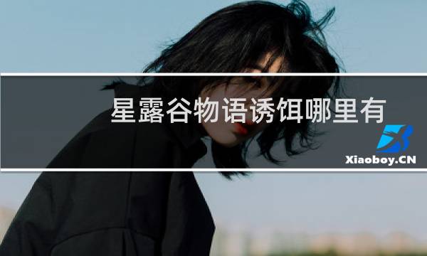 星露谷物语诱饵哪里有