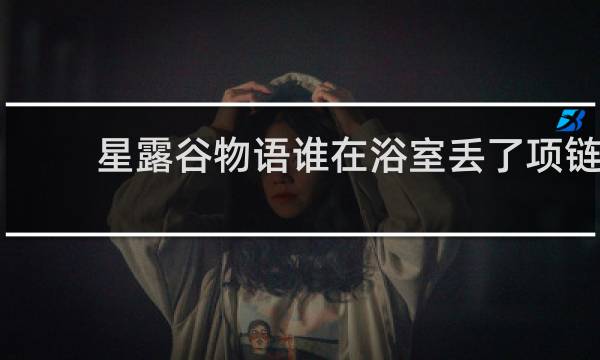 星露谷物语谁在浴室丢了项链