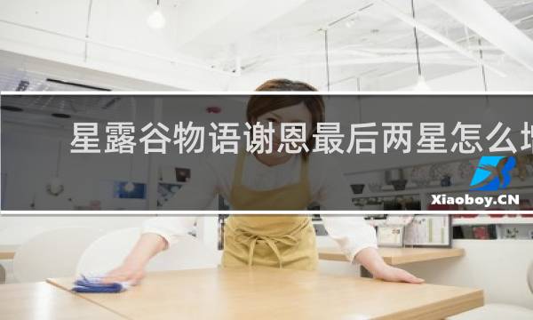 星露谷物语谢恩最后两星怎么增