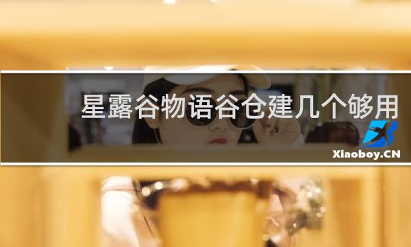 星露谷物语谷仓建几个够用