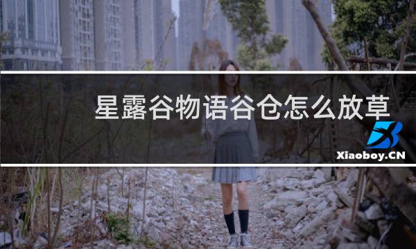 星露谷物语谷仓怎么放草