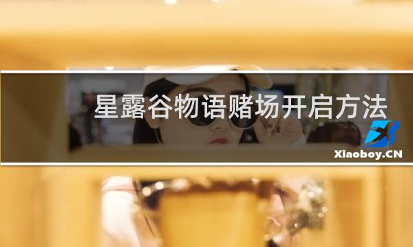 星露谷物语赌场开启方法