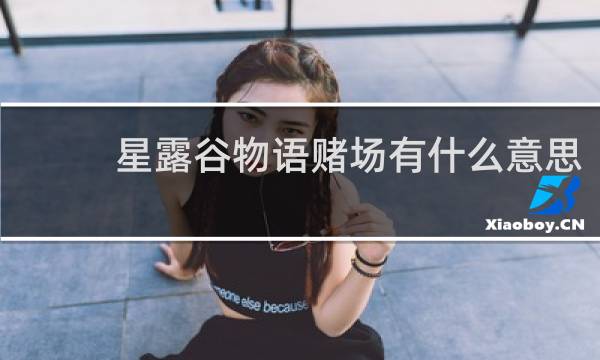 星露谷物语赌场有什么意思