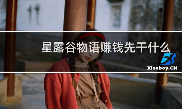 星露谷物语赚钱先干什么