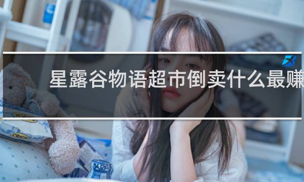 星露谷物语超市倒卖什么最赚