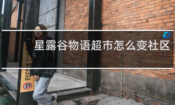 星露谷物语超市怎么变社区