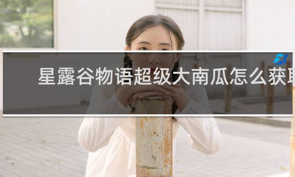 星露谷物语超级大南瓜怎么获取