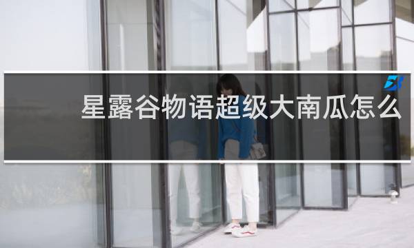 星露谷物语超级大南瓜怎么