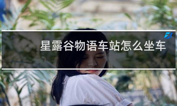 星露谷物语车站怎么坐车