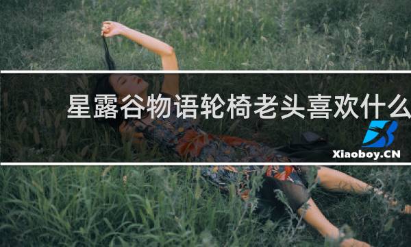 星露谷物语轮椅老头喜欢什么