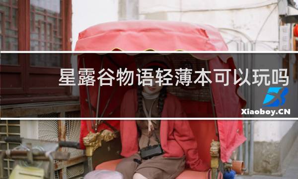 星露谷物语轻薄本可以玩吗