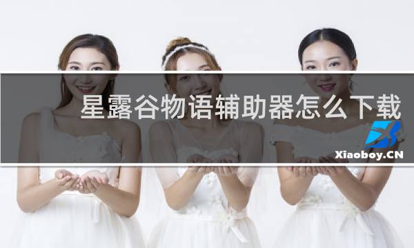 星露谷物语辅助器怎么下载