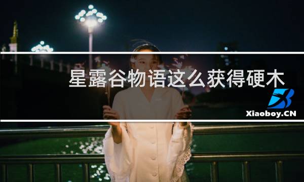 星露谷物语这么获得硬木