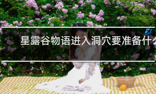 星露谷物语进入洞穴要准备什么