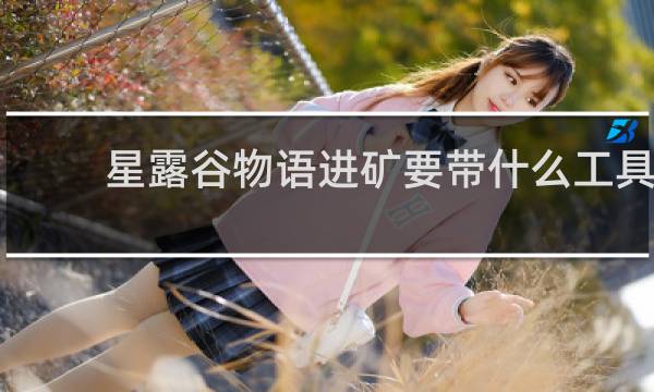 星露谷物语进矿要带什么工具