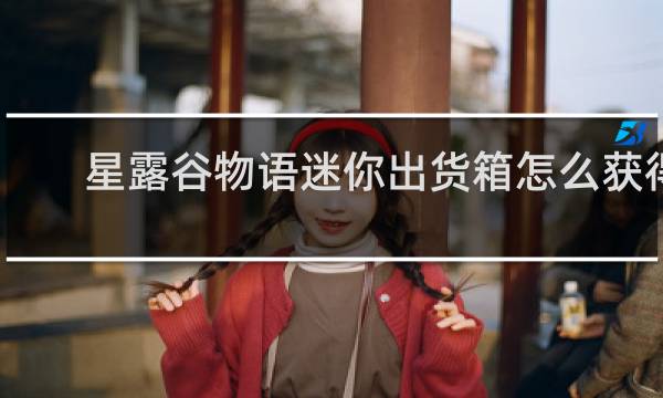 星露谷物语迷你出货箱怎么获得
