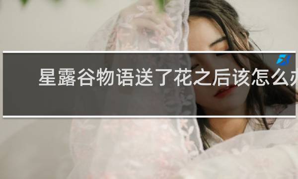 星露谷物语送了花之后该怎么办