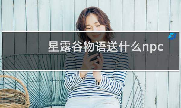 星露谷物语送什么npc