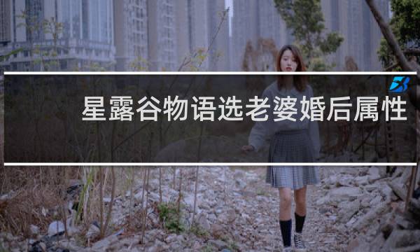 星露谷物语选老婆婚后属性