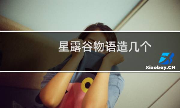 星露谷物语造几个