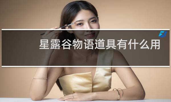 星露谷物语道具有什么用