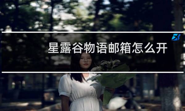 星露谷物语邮箱怎么开