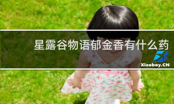 星露谷物语郁金香有什么药