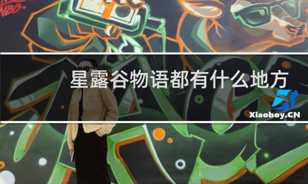 星露谷物语都有什么地方