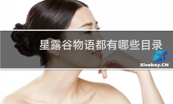 星露谷物语都有哪些目录