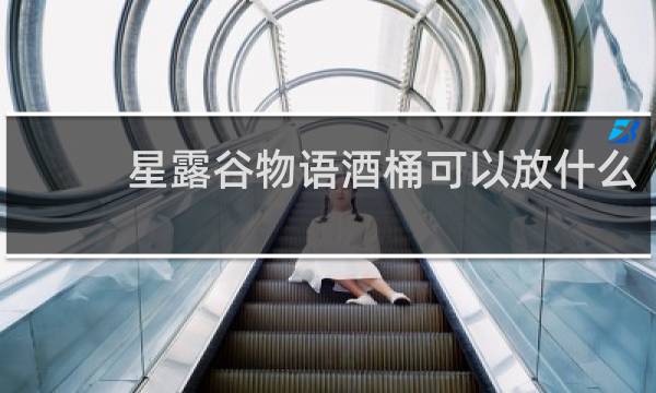 星露谷物语酒桶可以放什么