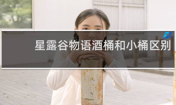 星露谷物语酒桶和小桶区别