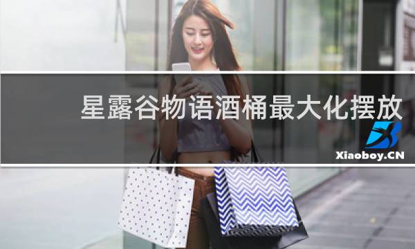 星露谷物语酒桶最大化摆放