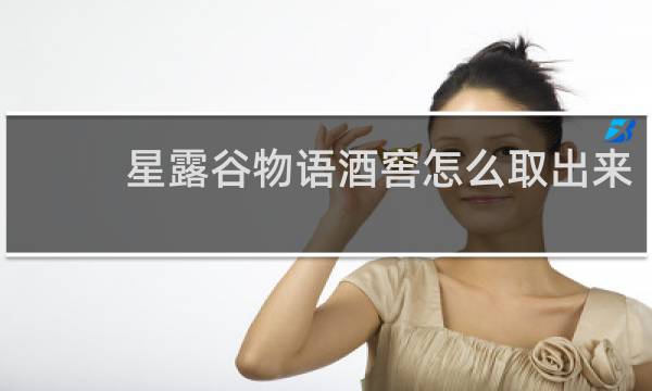 星露谷物语酒窖怎么取出来