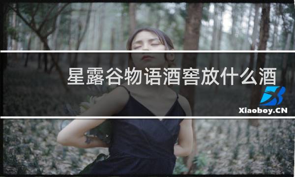 星露谷物语酒窖放什么酒