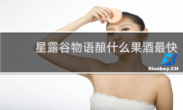 星露谷物语酿什么果酒最快