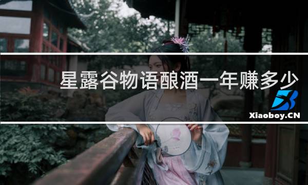 星露谷物语酿酒一年赚多少