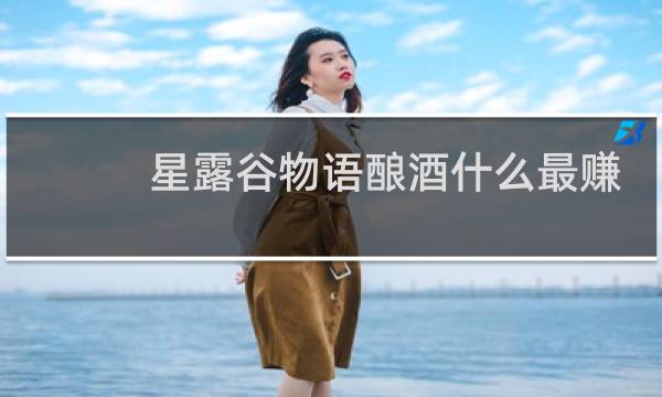 星露谷物语酿酒什么最赚