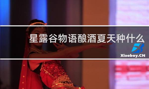 星露谷物语酿酒夏天种什么