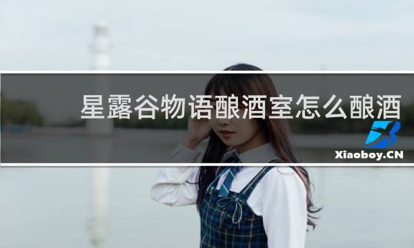 星露谷物语酿酒室怎么酿酒