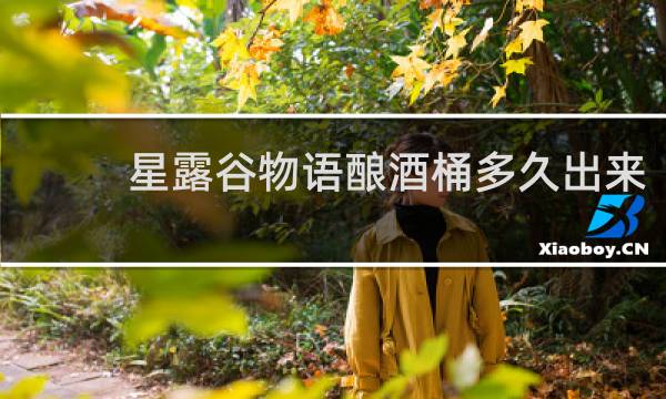 星露谷物语酿酒桶多久出来