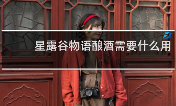 星露谷物语酿酒需要什么用