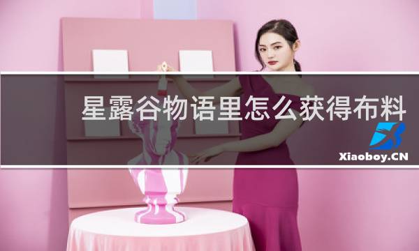 星露谷物语里怎么获得布料