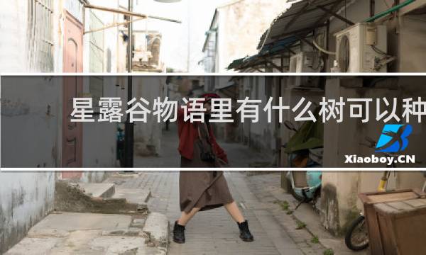 星露谷物语里有什么树可以种