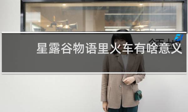 星露谷物语里火车有啥意义