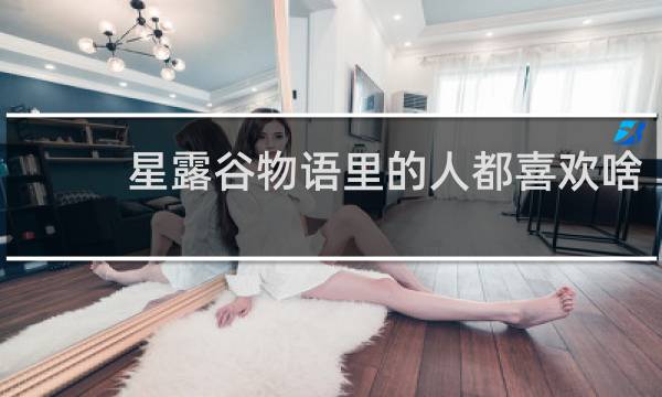 星露谷物语里的人都喜欢啥