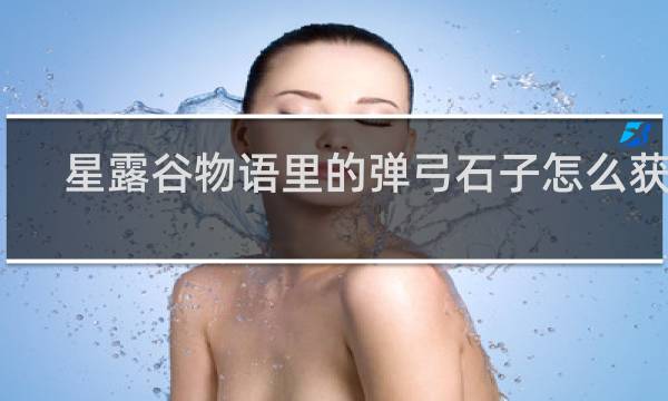 星露谷物语里的弹弓石子怎么获得