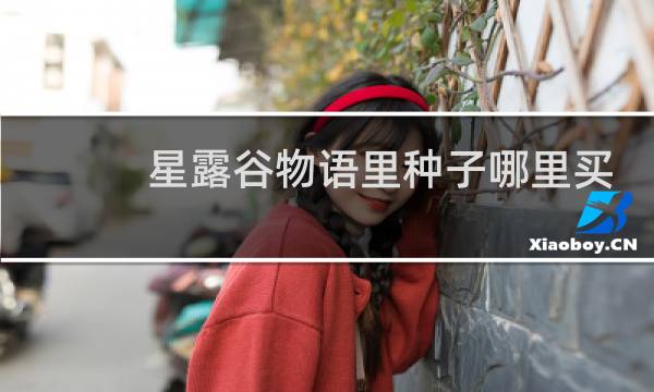 星露谷物语里种子哪里买
